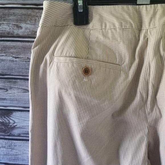 Talbots Signature Women's Gingham Cropped Pants Size 6 Cotton Blend‎ Pockets - Picture 6 of 9